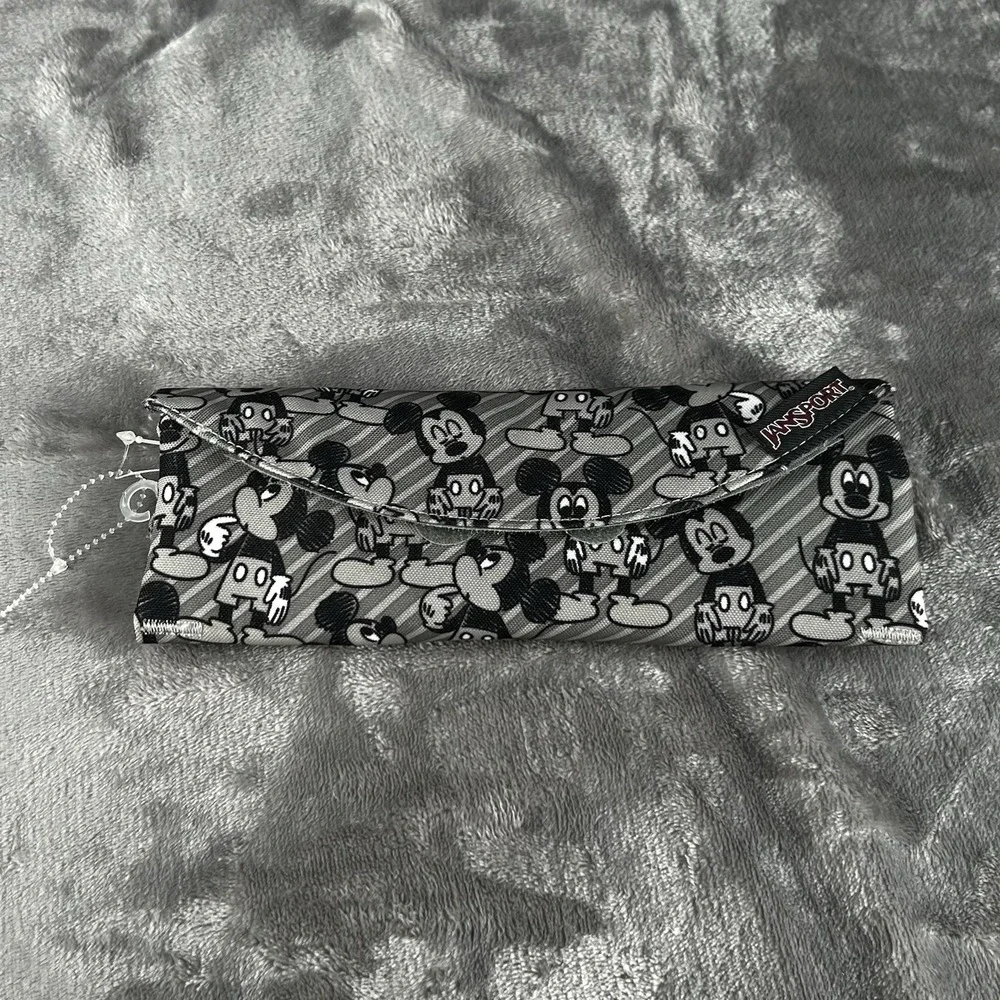 Disney X Jansport Mickey Mouse Burrito Pencil Accessories Pouch New Without Tags